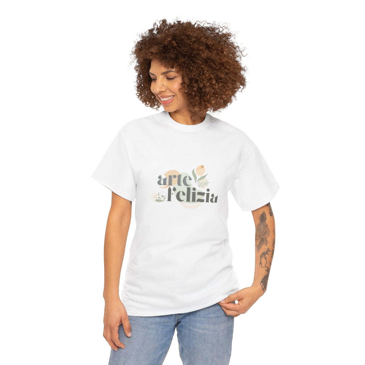 Unisex Heavy Cotton Tee - Arte Felizia Signature Collection