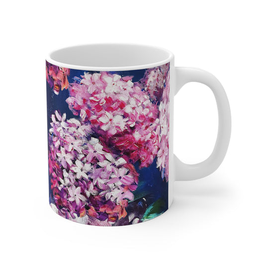 Mug 11oz - Hydrangeas