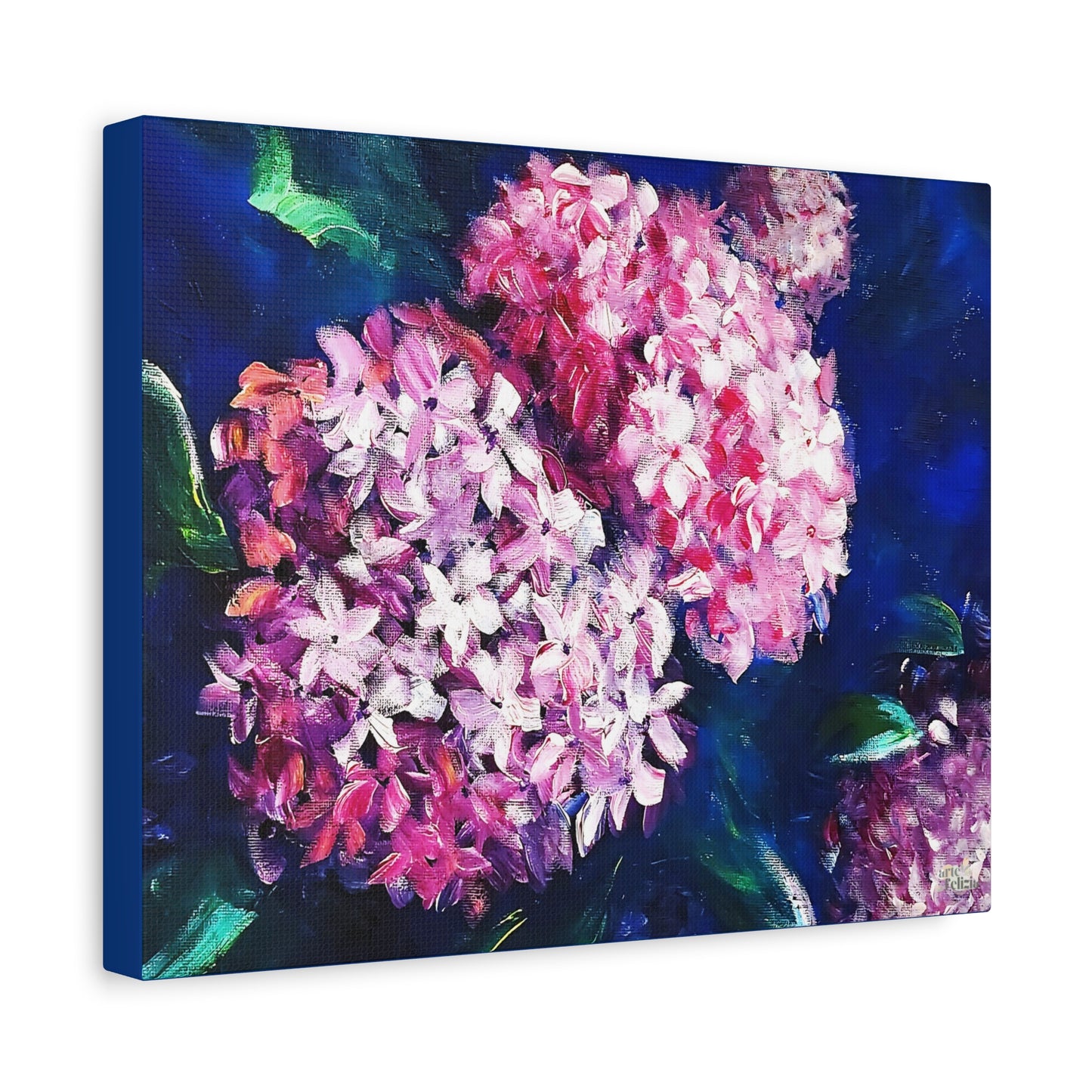 Matte Canvas, Stretched, 1.25" - Hydrangeas