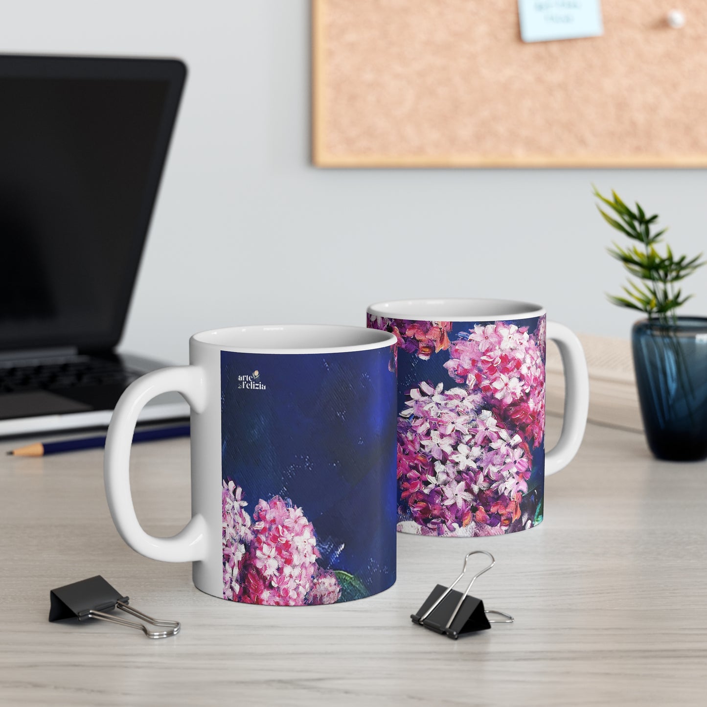 Mug 11oz - Hydrangeas