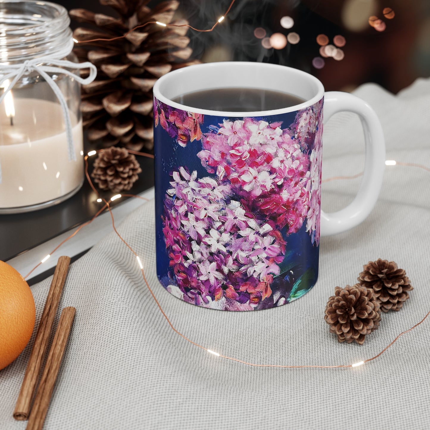 Mug 11oz - Hydrangeas