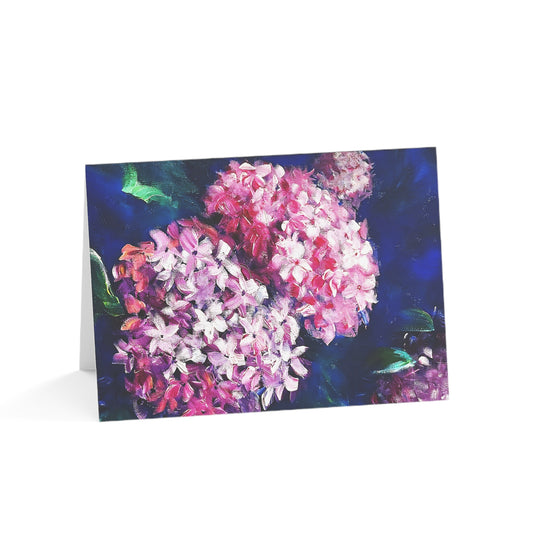 Greeting Cards (1, 10, 30, and 50pcs) - Hydrangeas